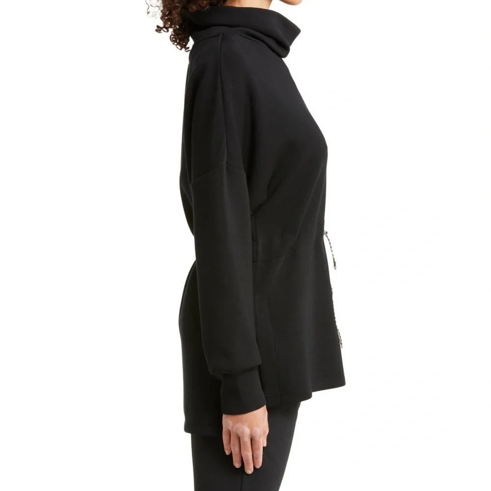VARLEY Freya Funnel Neck Sweatshirt Black
